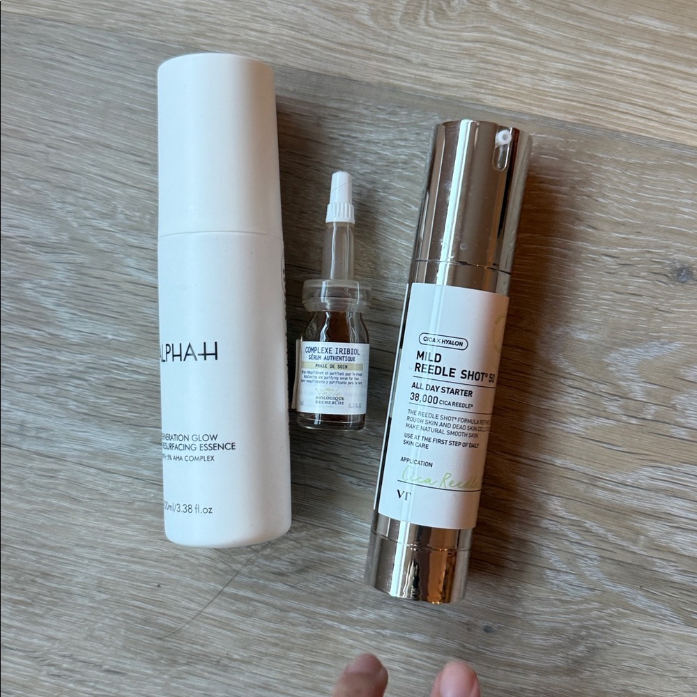 Acne kit Alpha H mild needle shot Biologique Recherche Complexe Iribiol Serum